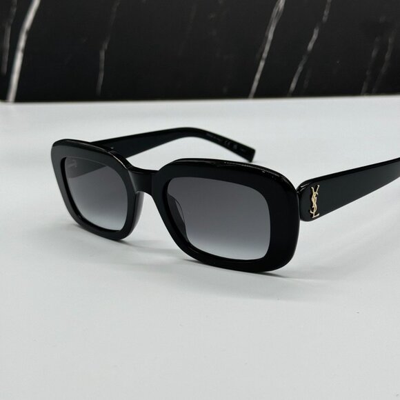 NEW SAINT LAURENT SL M130 002 BLACK WOMEN SUNGLASSES SLM130 002 SAINT LAURENT - Picture 6 of 11